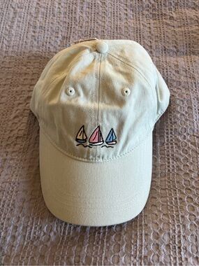 NWT Frasier Sterling Sport Sailboat Embroidered Adjustable Hat